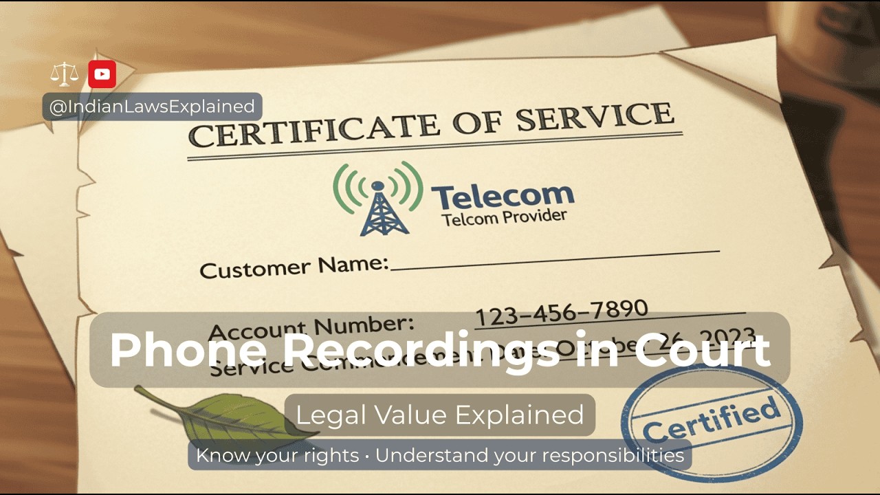 Can Phone Records Be Used as Evidence? | Call Detail Records Explained | Indian Laws Explained