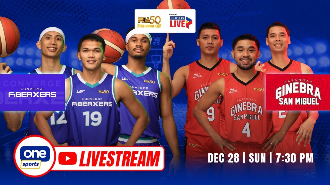 LIVE: CONVERGE vs. BRGY. GINEBRA | PBA 50 PHILIPPINE CUP | December 28, 2025