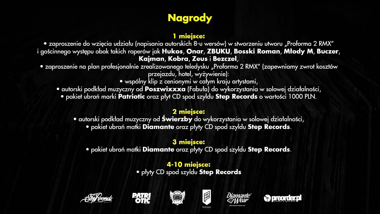 DMN THE DIAMOND - konkurs Proforma 2 RMX (preorder.pl x Bezczel)