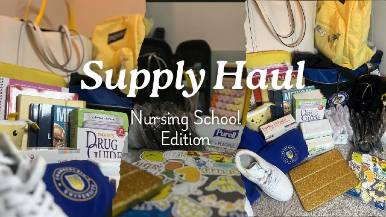 NURSING SCHOOL SUPPLIES HAUL! *Essentials for class & clinicals*