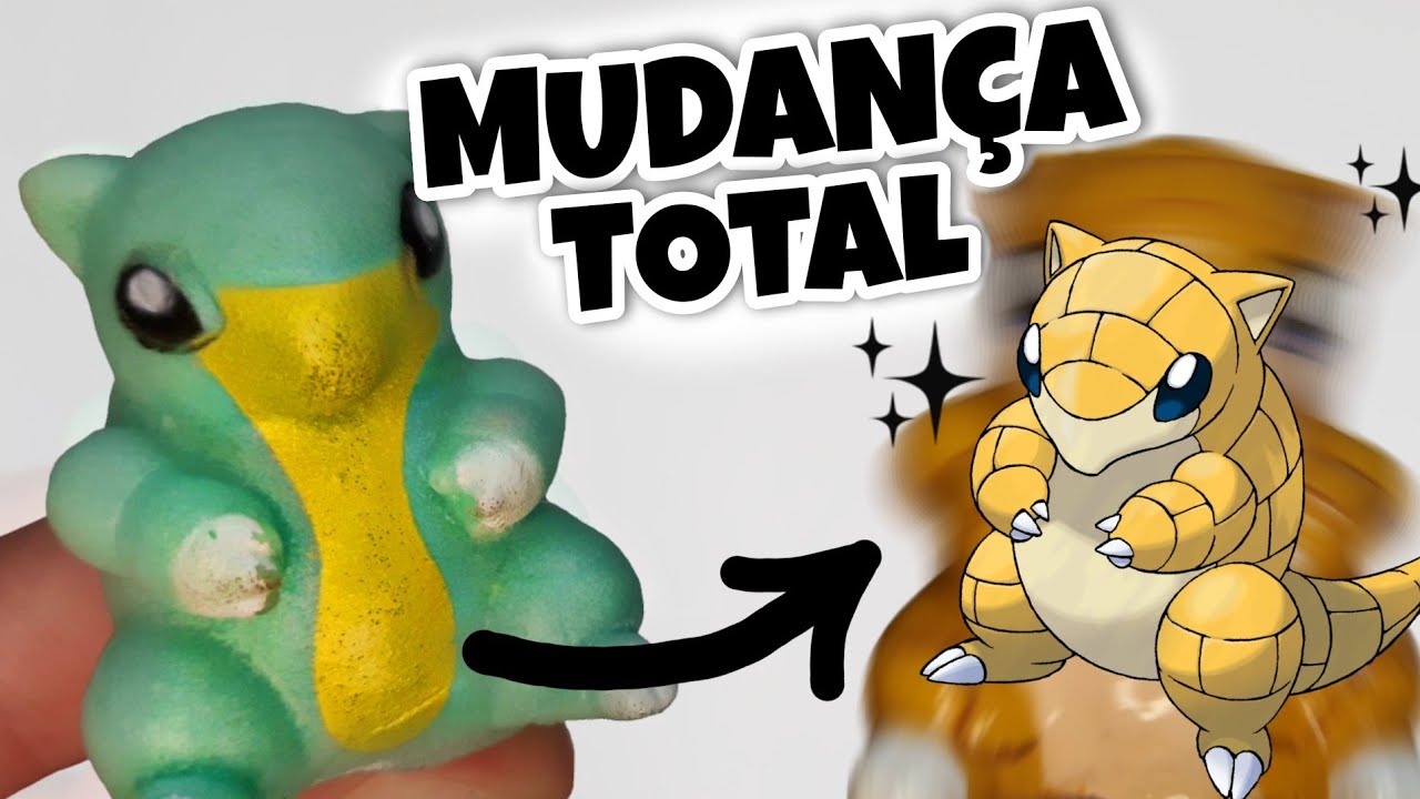 RESTAURANDO MINIATURAS POKÉMON DO ZERO 3 | POKEBOLAS DE MÁQUINA