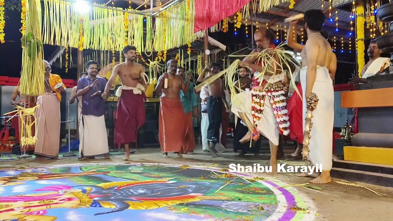 ചെന്ത്രാപ്പിന്നി നാഗകരിങ്കാളിക്കാവ് വിഷ്ണുമായ ചാത്തൻസ്വാമി തുള്ളലും  കൽപ്പനയും | VISHNUMAYA THULLAL