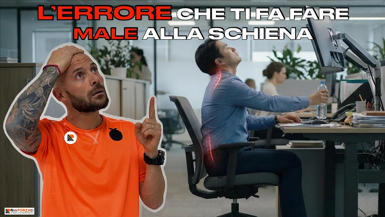 L’ERRORE quotidiano che sta rovinando la tua schiena (e come correggerlo) + Programma di Allenamento