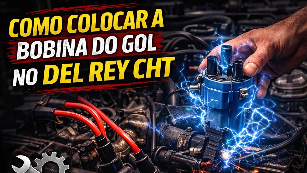 Como colocar a bobina do Gol Mi no Del Rey CHT