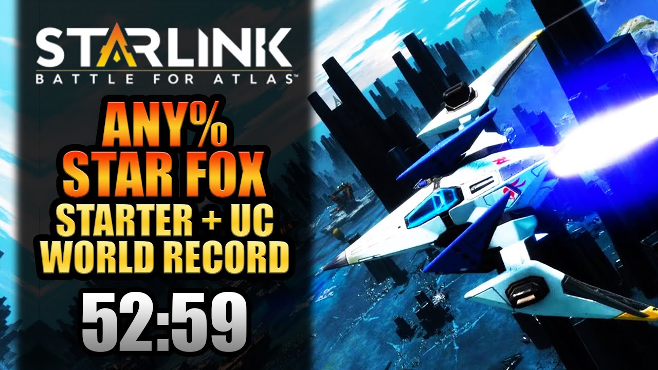 [Мировой рекорд] Starlink: Битва за Атлас | Любой % (Star Fox) (Начальный) Скоростное прохождение...