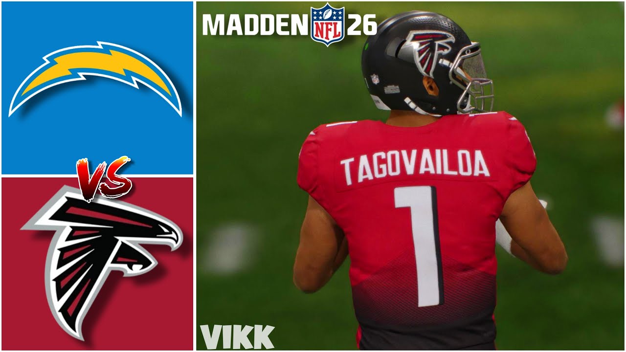 Chargers vs Falcons Simulation | Madden 26 Free Agency Rosters