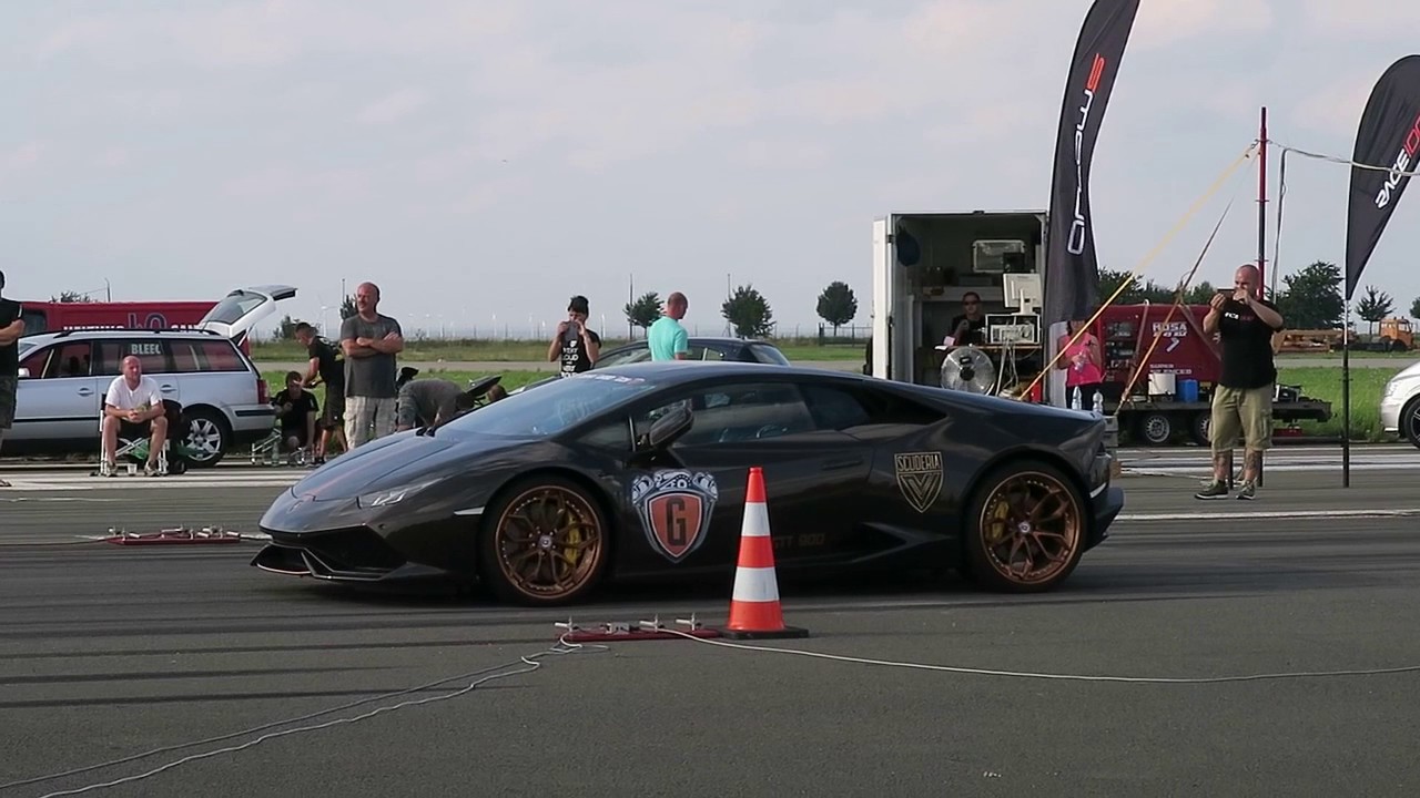 Highlights RACE1000 - European 1/2 mile record by Nissan / Lamborghini / Porsche (22.07.17)