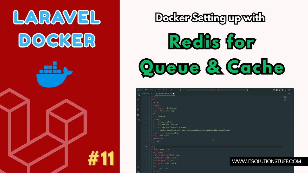 Laravel Docker #11 - Setup Redis for Queue & Cache in Laravel
