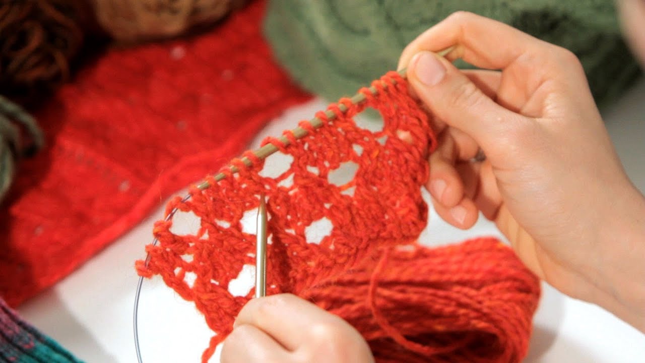 How to Do a Double Yarn Over | Knitting