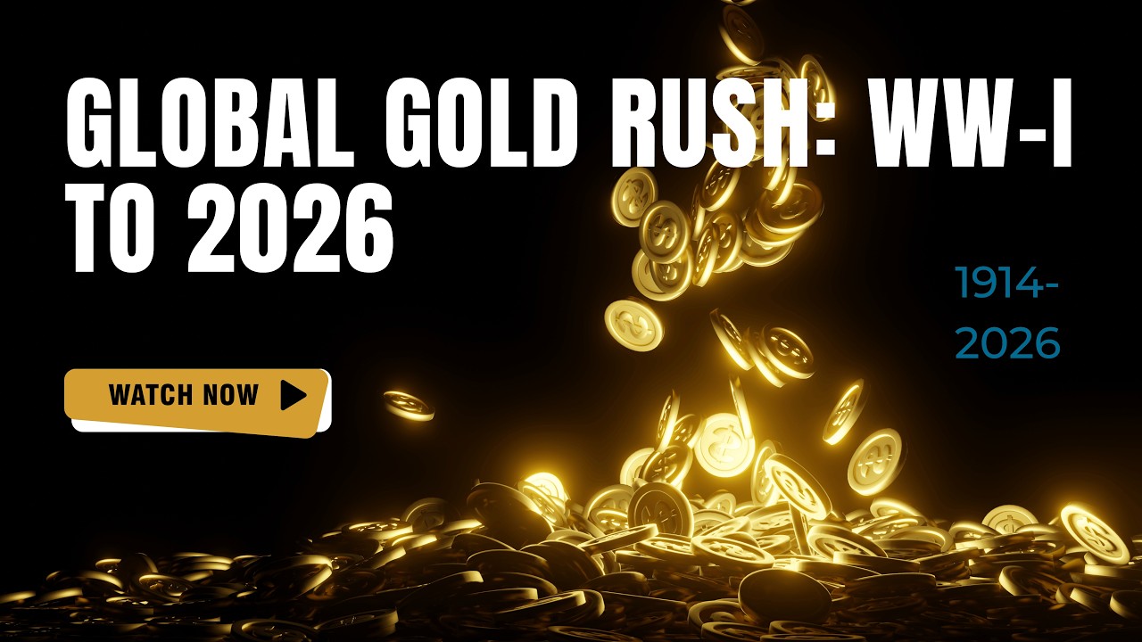 The Epic 113-Year Global Gold Rush: WW-I to 2026 (LIVE) | Gold Reserves in Tons | DataDominance