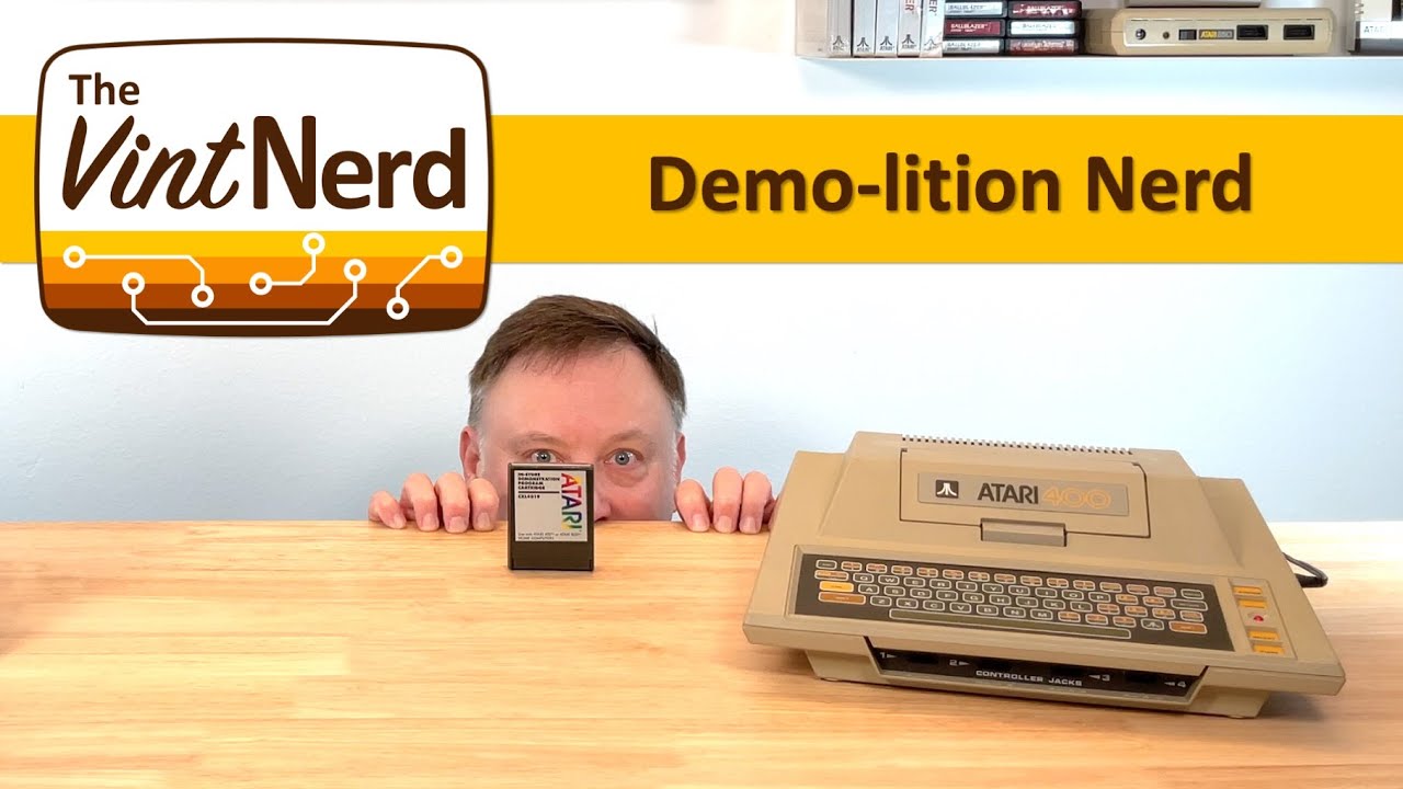 Demoing the Atari CXL4019 In-Store Demonstration Program Cartridge