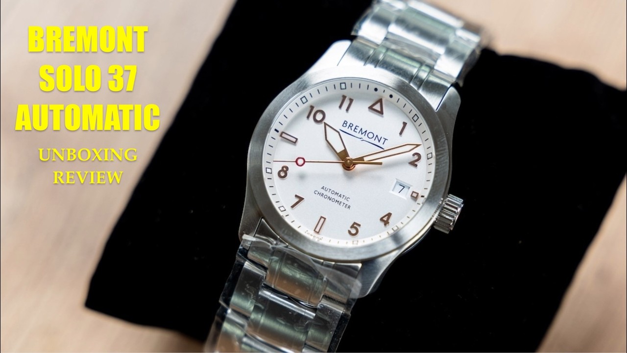 Bremont Solo 37 Automatic SOLO37-SI-RG-B Watch | Review Valjoux Relogios