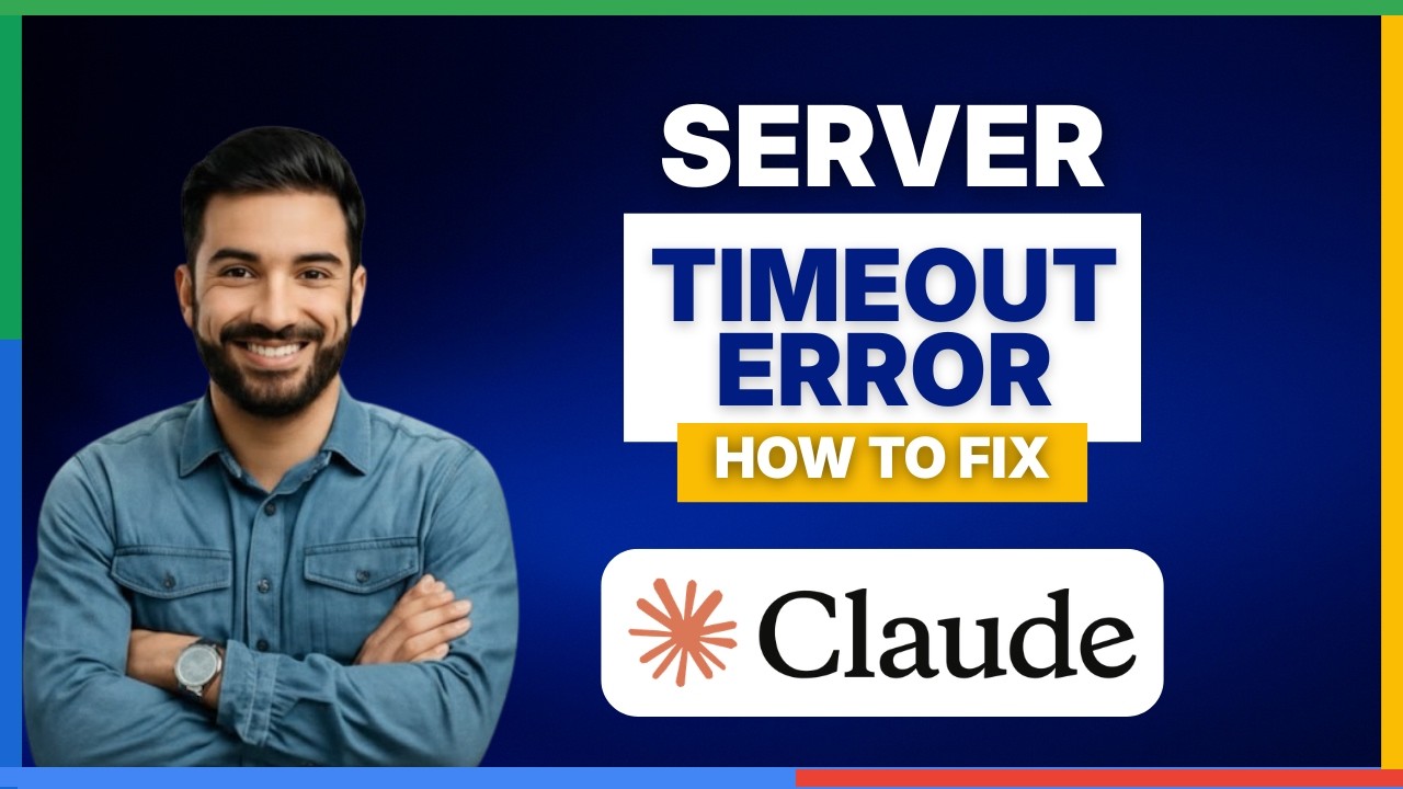 How to fix Claude Code server timeout error [FULL GUIDE]