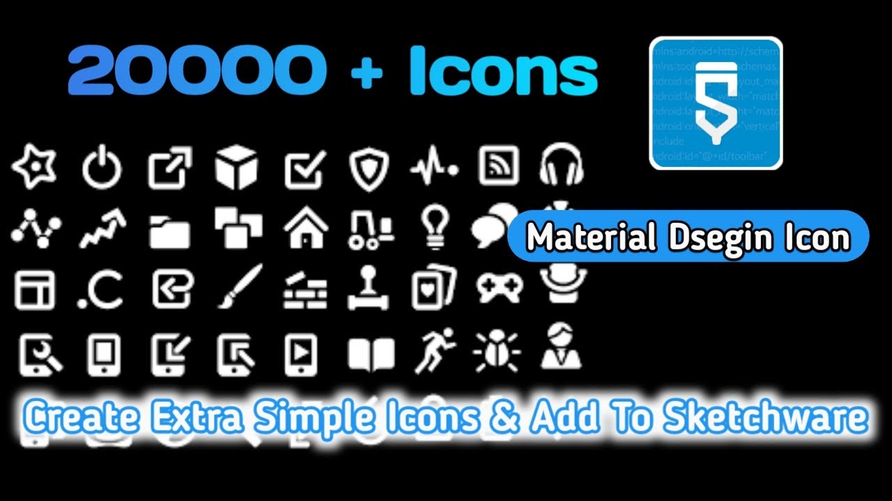 How to Create Material Design Icon  for Application