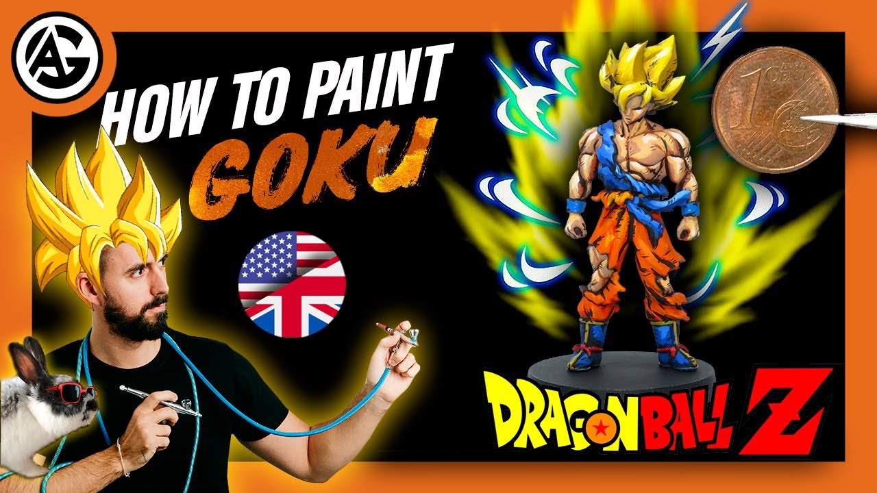 Painting DBZ Goku miniature (25mm) - Dragon ball Z