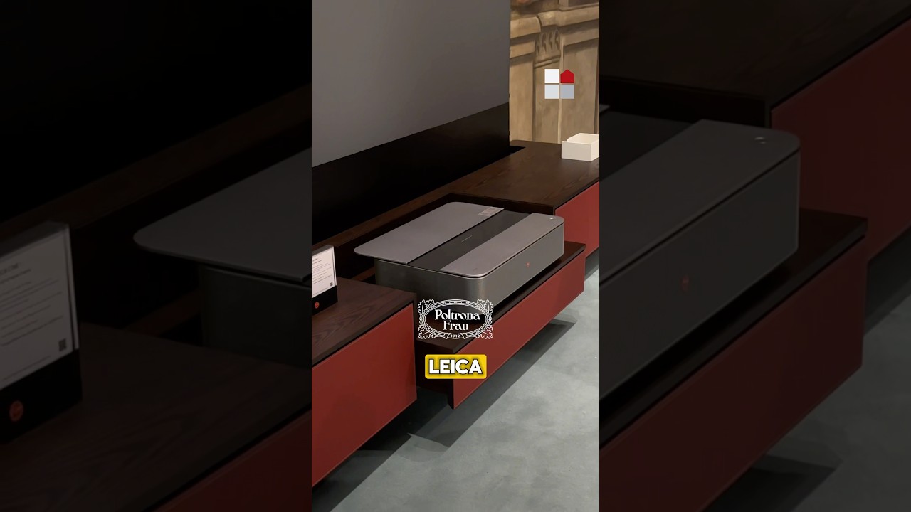 Leica & Poltrona Frau Collab: The Fidelio Multimedia Cabinet for Luxury Home Cinemas | Tomassini.com