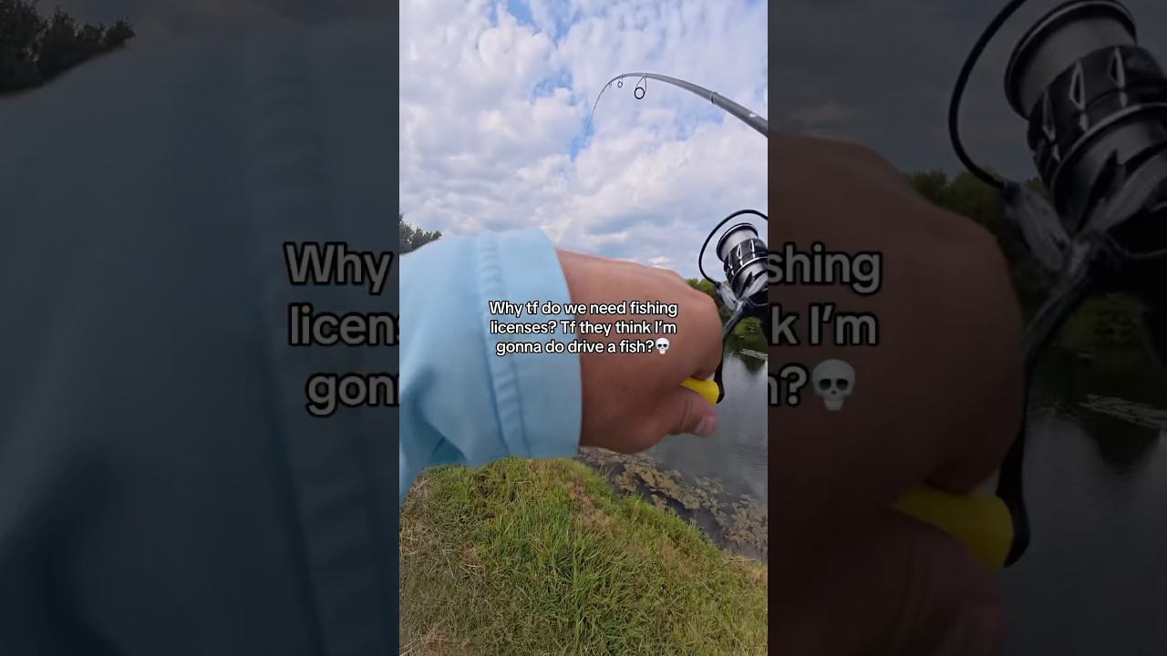 Fishing license are a SCAM!💔 #fishing #shorts