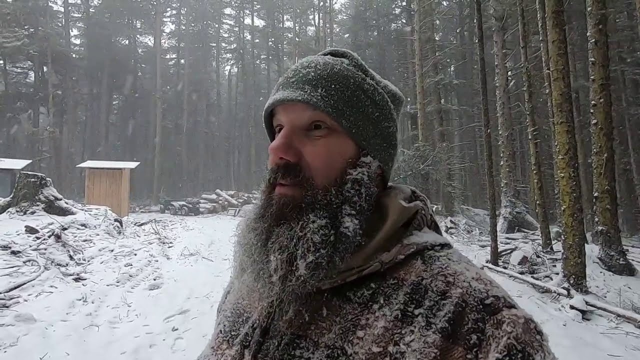 Typical winter day on an Alaska Homestead