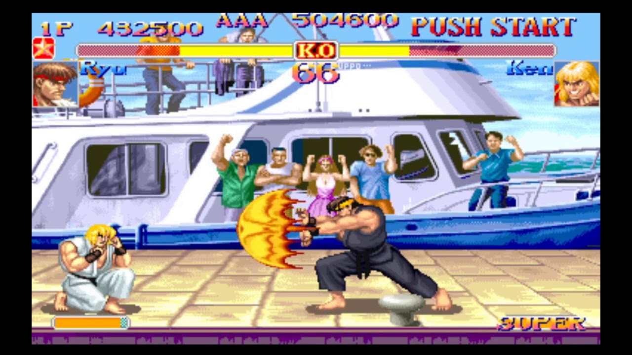 Super Street Fighter 2 Turbo | Ryu Walkthrough | MAME 64