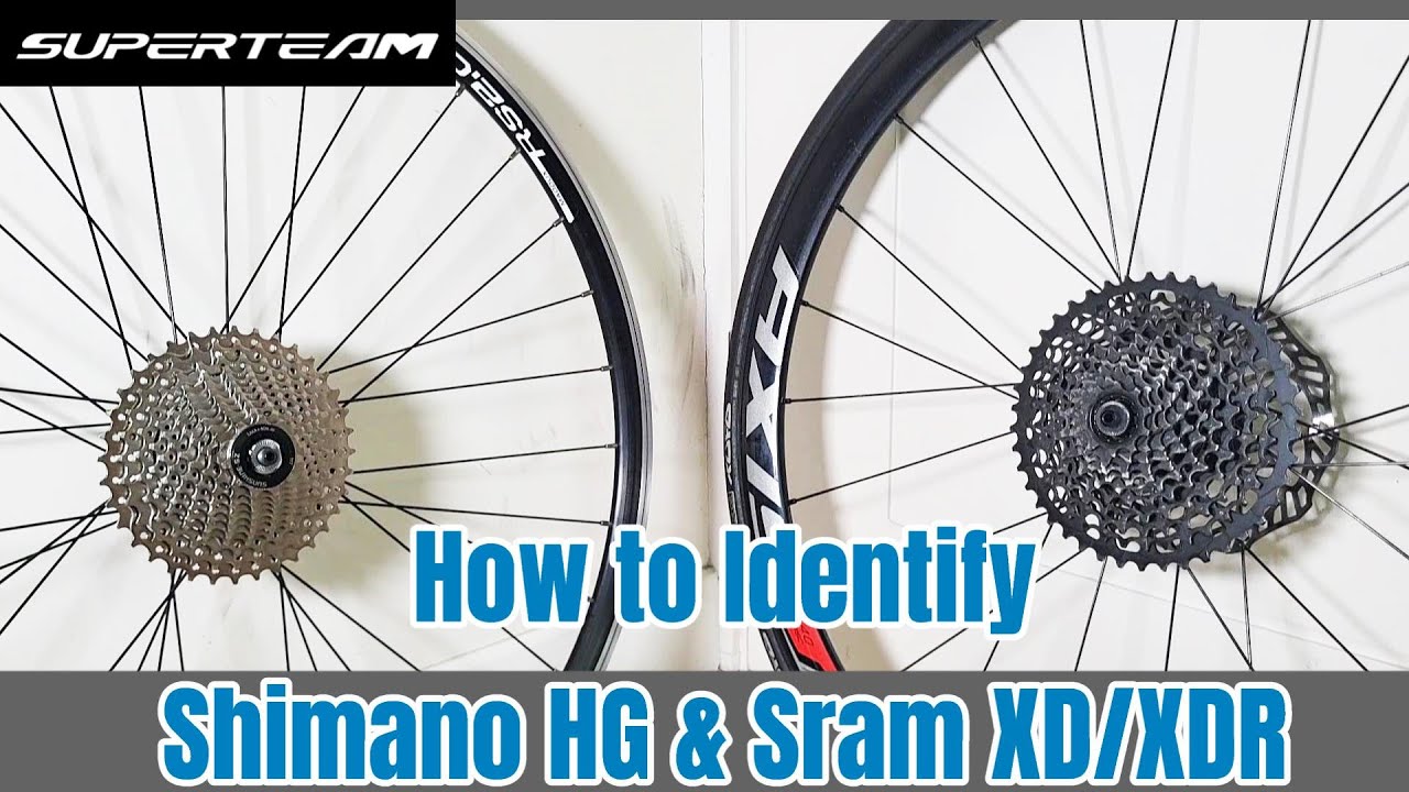 Identify Shimano HyperGlide and Sram XD/XDR Cassettes and Hubs