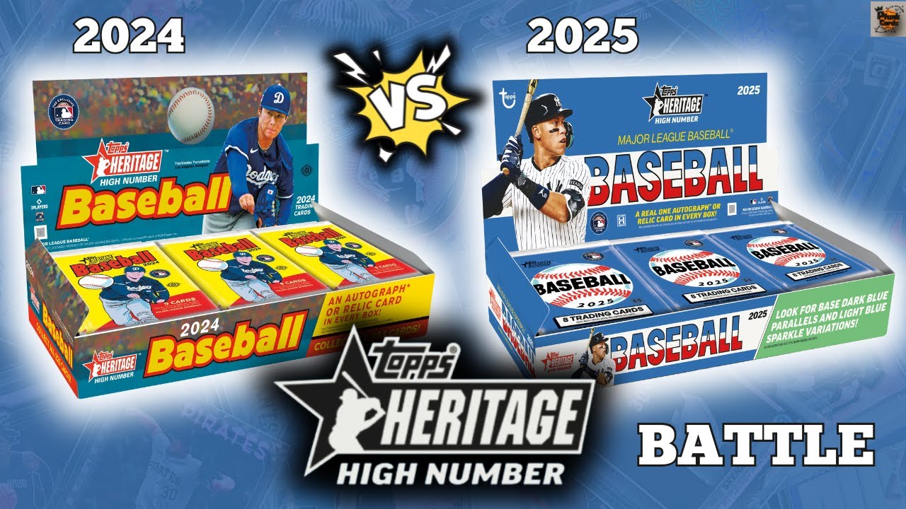 🚨 2024 vs 2025 Heritage High Number Hobby Box Battle – 🔥Massive Rookie Auto Hit!