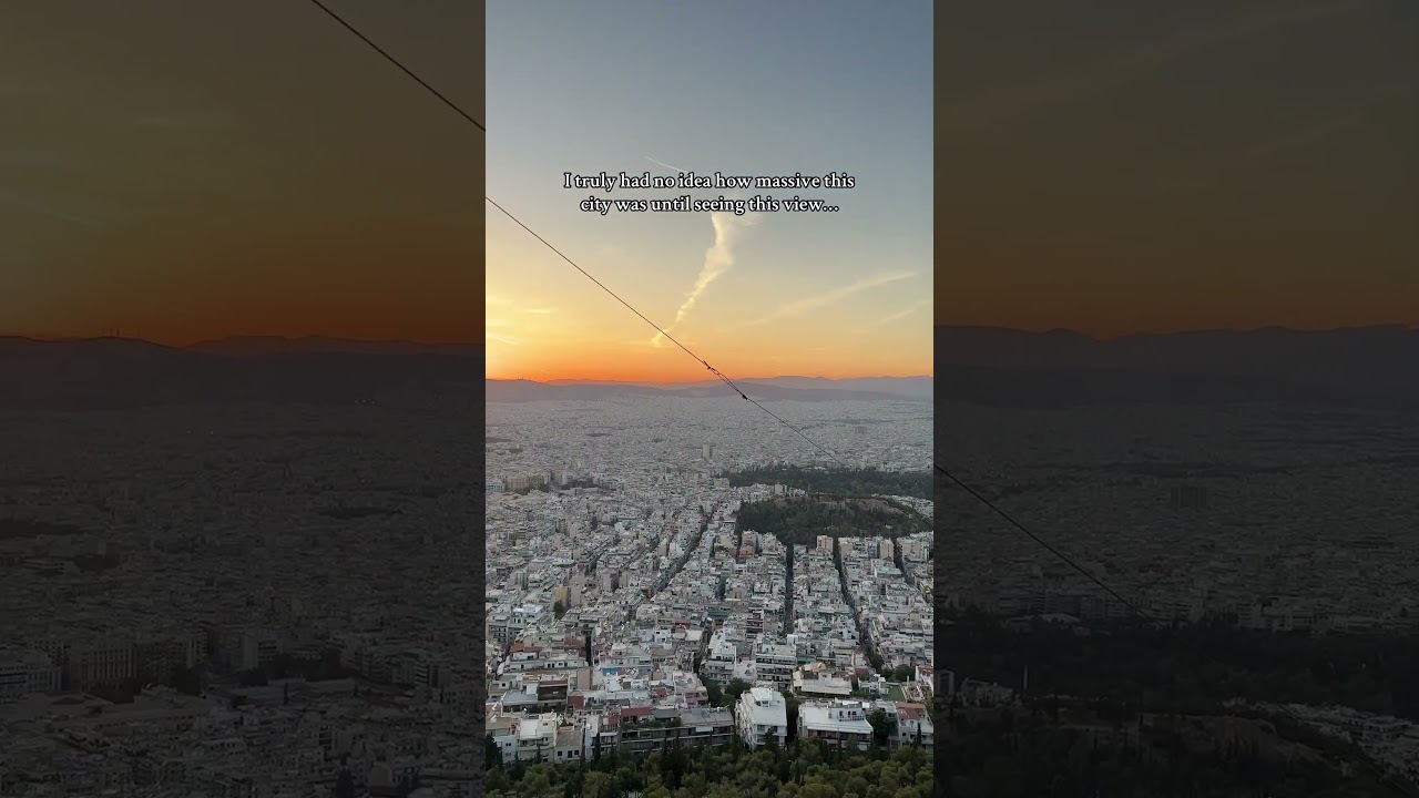 Mount Lycabettus Athens #greece #athens #sunset