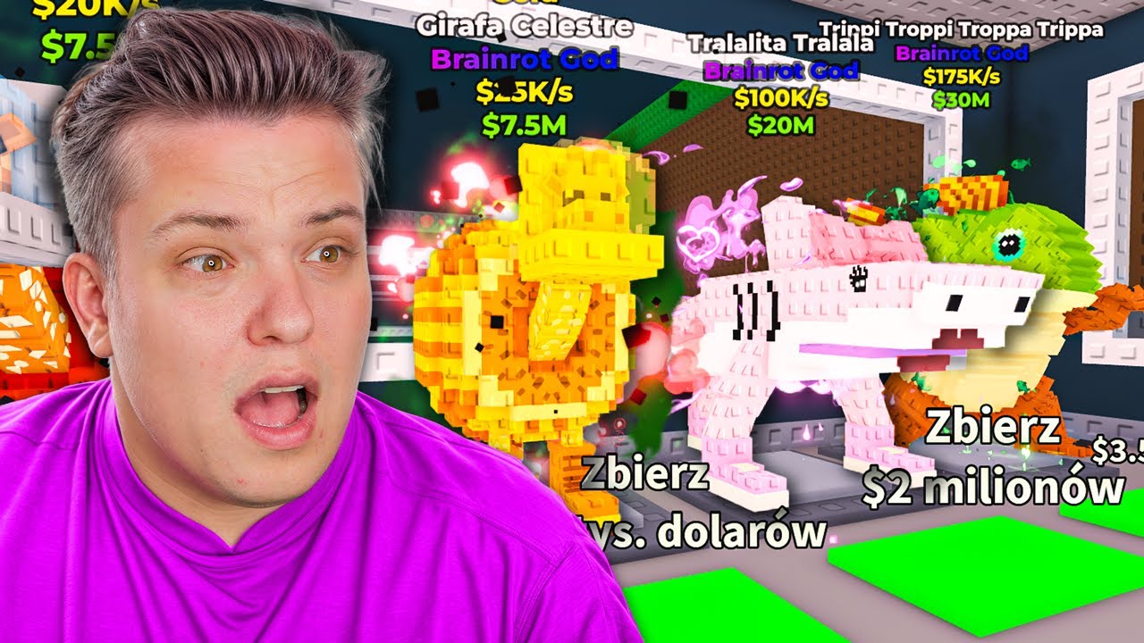 Kupiłem 4X SZCZĘŚCIE w STEAL A BRAINROT w ROBLOX...