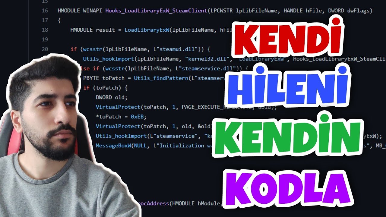 Oyun Hilesi Nasıl Yazılır Kodlama Dersi B&ouml;l&uuml;m 1 &Ouml;mer DmN