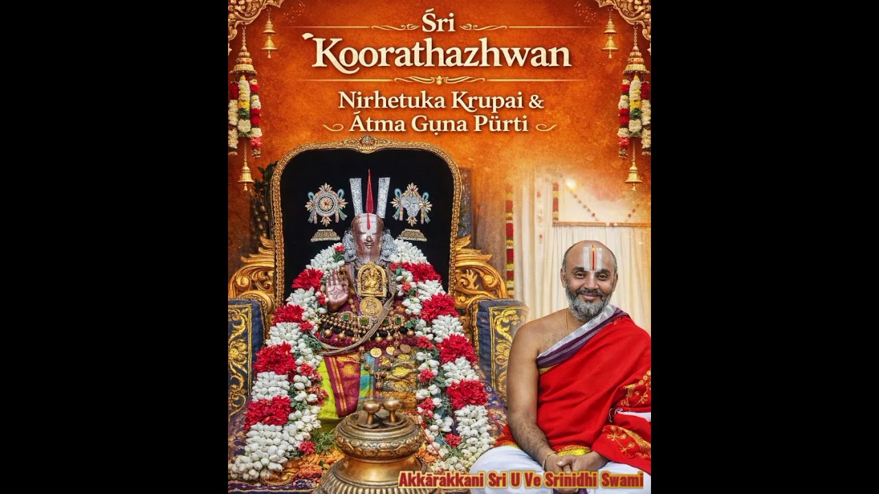 Sri Koorathazhwan's Nirhetuka Krupaiyum Atma Guna Purthiyum 