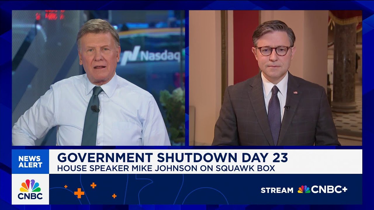 Watch CNBC's full interview with House Speaker Mike Johnson