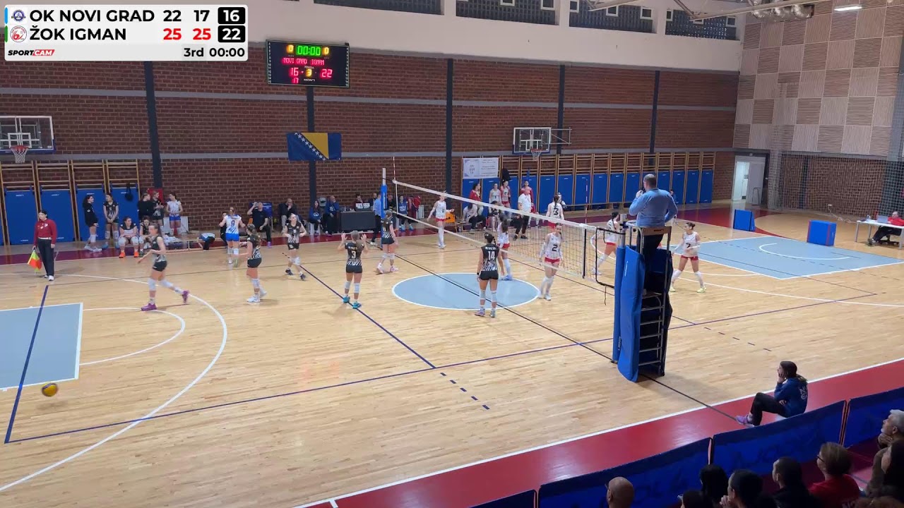 PREMIJER LIGA OSBIH ZA ODBOJKAŠICE: OK NOVI GRAD - ŽOK IGMAN, 8. KOLO
