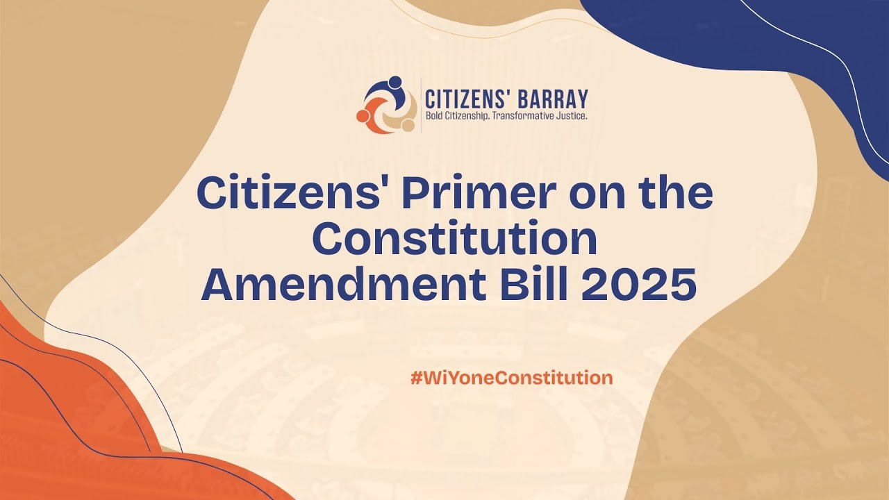 Citizens’ Primer on the Constitution Amendment Bill 2025
