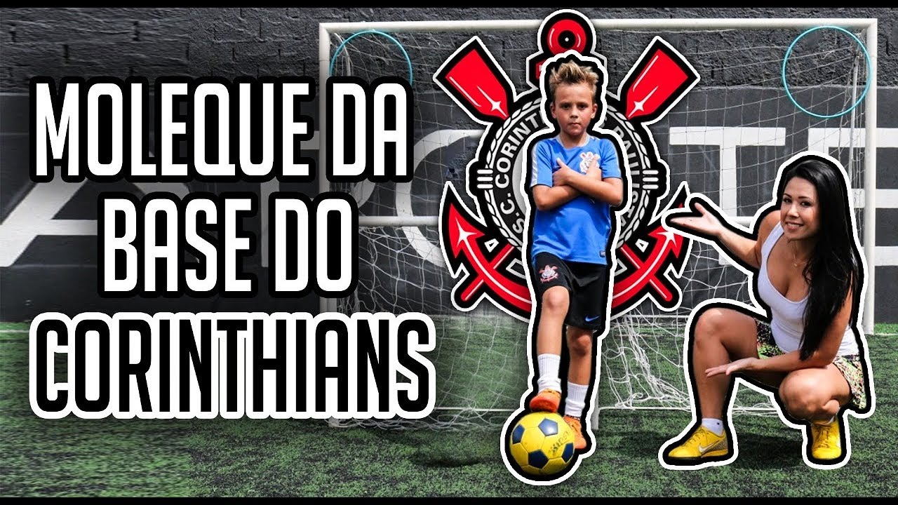 DESAFIEI O MENINO DO CORINTHIANS DE 7 ANOS VALENDO UMA BOLA MINHA!!!