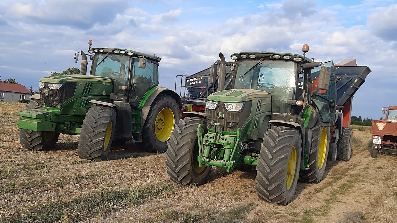 Zbi&oacute;r fasoli 2022 ✩ 2x Double Master II & 2x John Deere 6r ✩