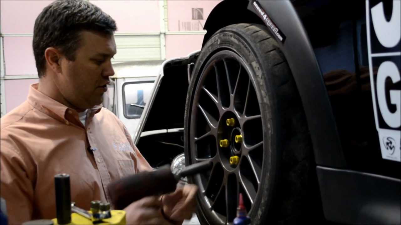 How to install wheel stud on a BMW or MINI Cooper