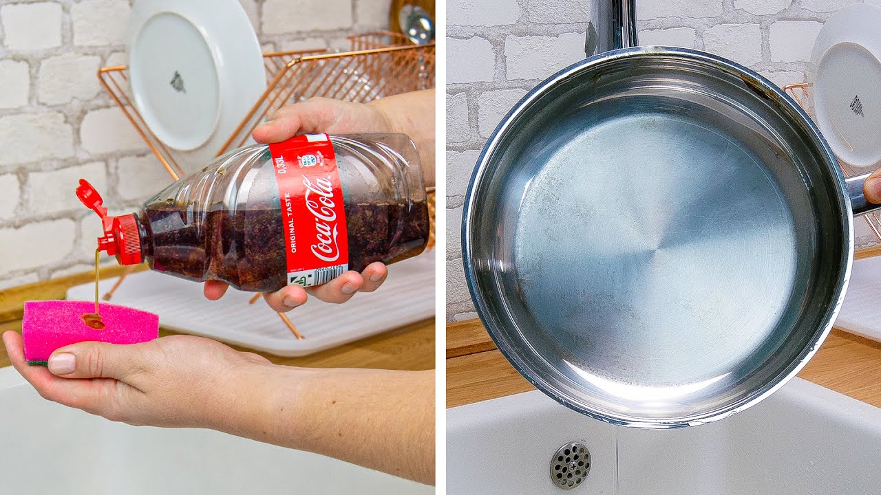 Limpei com Coca-Cola e realmente funciona!