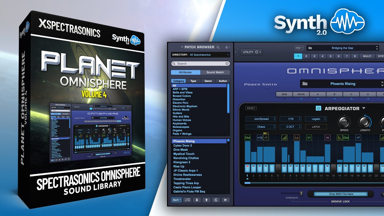 PLANET OMNISPHERE VOL 4 SOUND BANK | SPECTRASONICS OMNISPHERE
