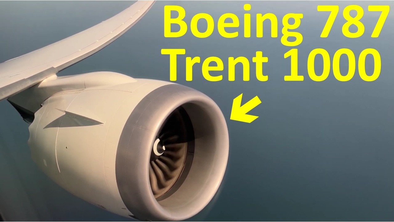 Oman Air Boeing 787-9 Take-off with Rolls-Royce Trent 1000 Engine Sound