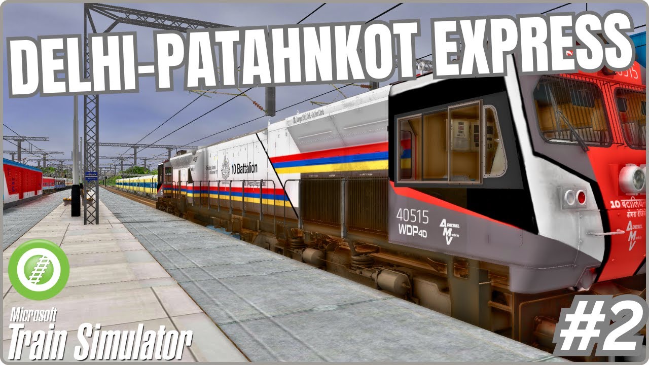 22429/Delhi - Pathankot SF Express दिल्ली - पठानकोट सुपरफास्‍ट एक्सप्रेस | NDRV1 IR-MSTS LIVE (OFFLI