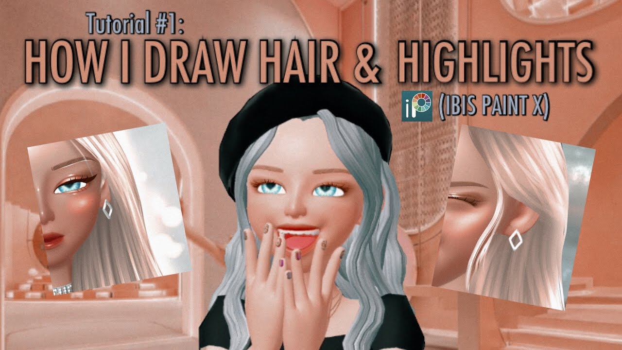 TUTORIAL #1: How I Draw Hair and Highlights (easy)