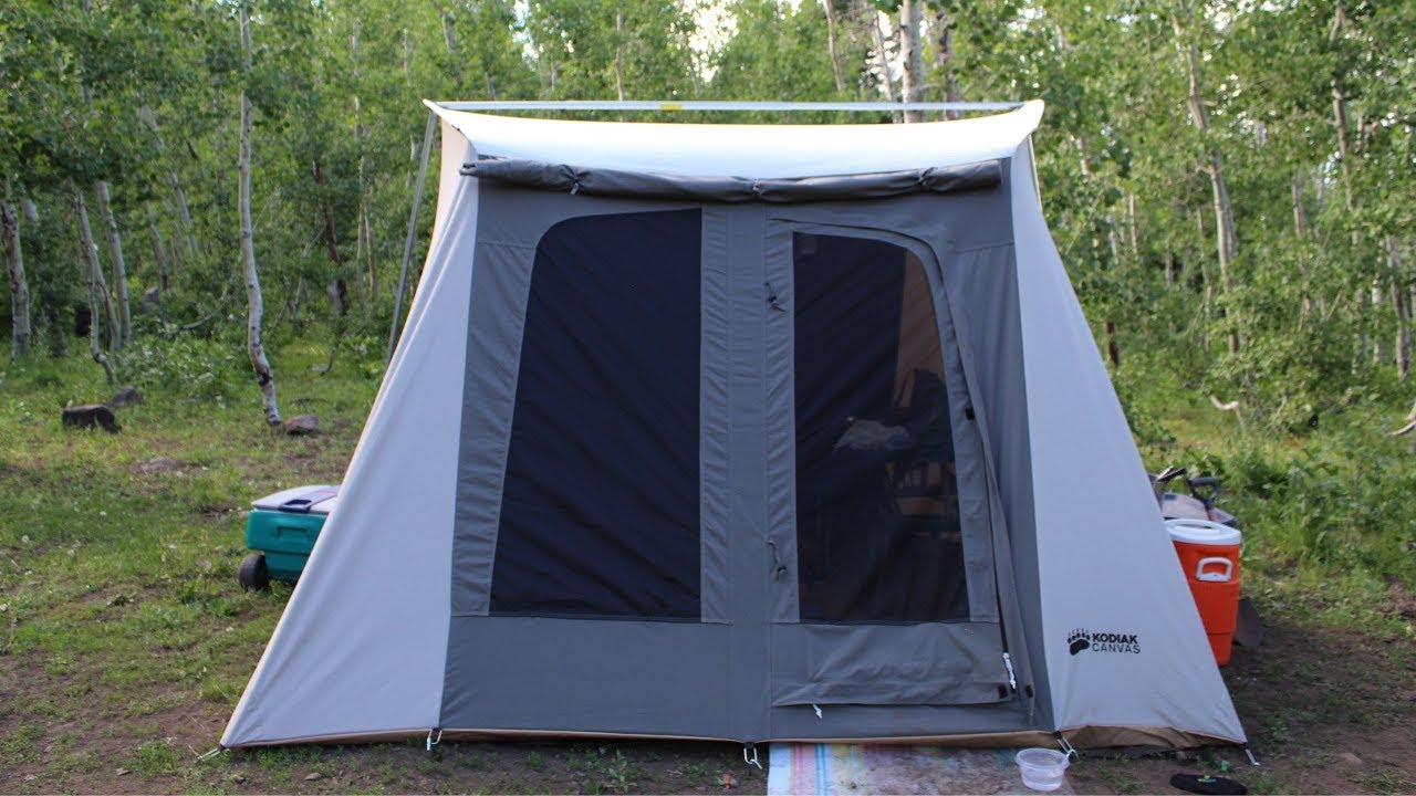 First Campout in the Kodiak Canvas Flex Bow Tent