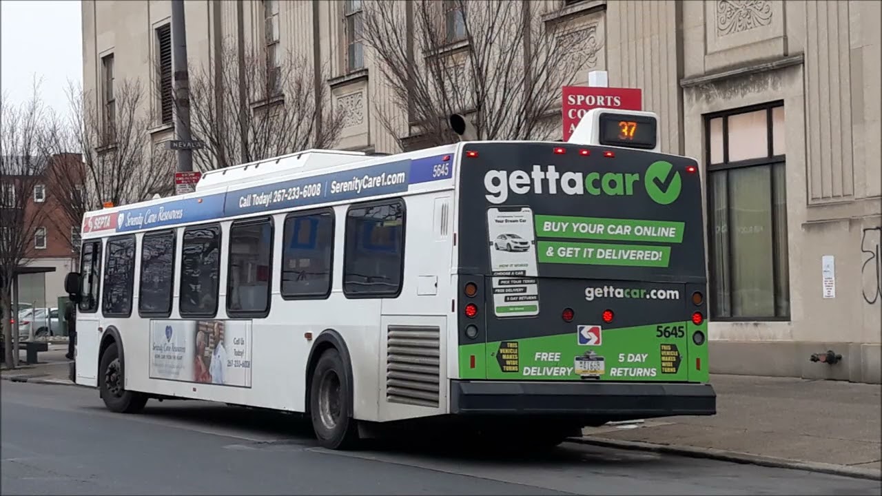 SEPTA Route 37: 2003 New Flyer D40LF #5645!