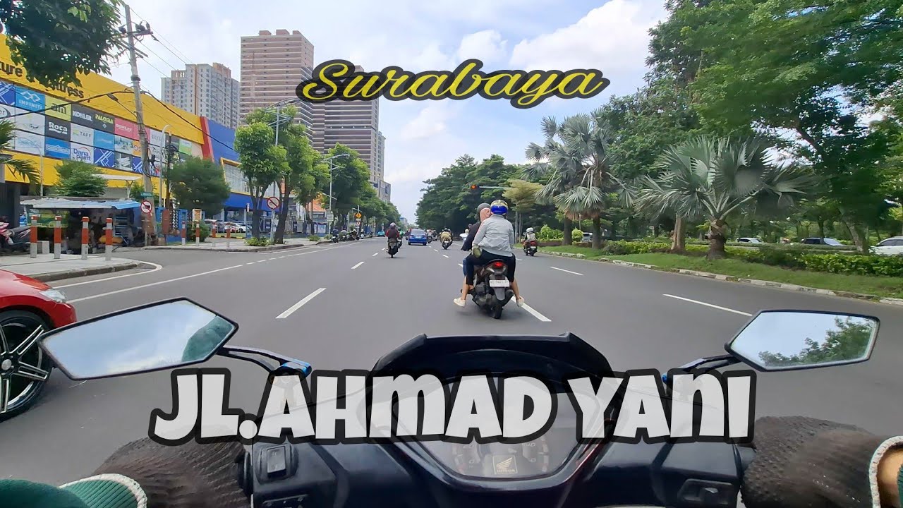 JALAN JALAN SIANG MELINTASI JL.AHMAD YANI SURABAYA. | MOTOVLOG @rickchannel6093 