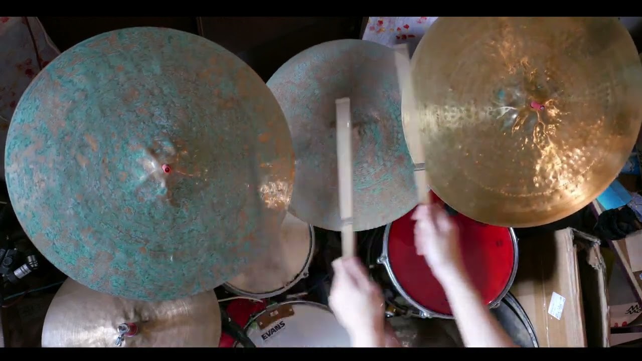 3 kupo crumply cymbals (playing only)