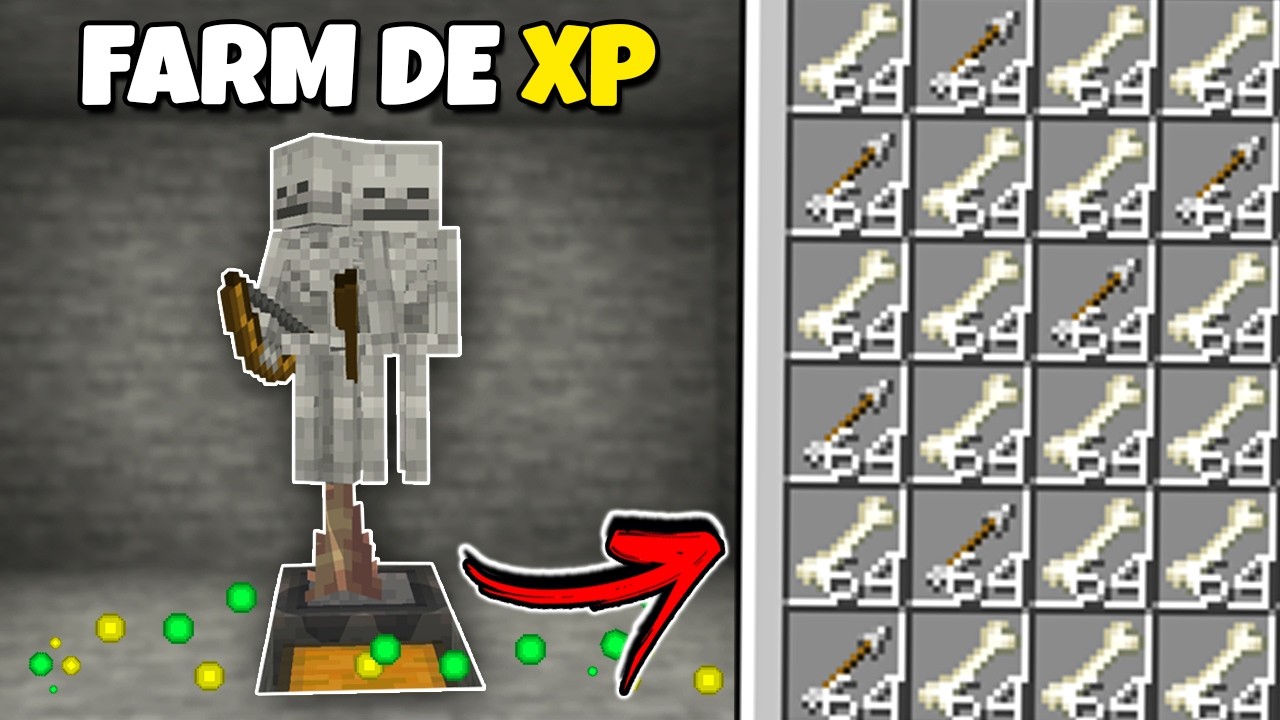 NOVA FARM de XP com MOB SPAWNER no Minecraft 1.21 (Java, Bedrock)