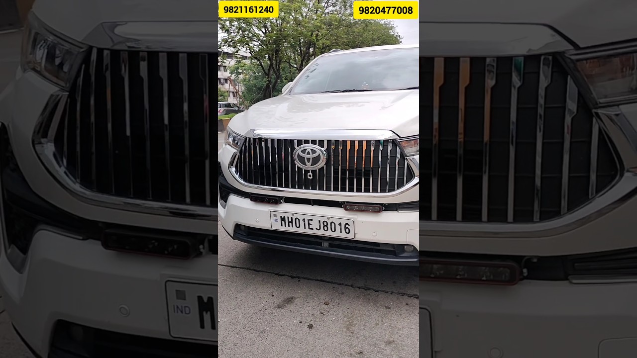 INNOVA HYCROSS UPGRADED WITH MAY BACH GRILL AT GURUKRIPA MOTORS VASHI RAVI PARESH 