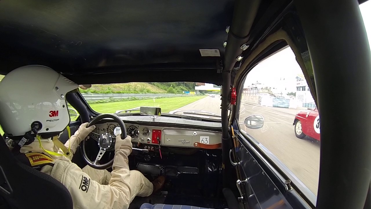 Saab Sport 1963, 1000 Cupen Sportvagnsmeeting Knutstorp juli 2017, Race 2
