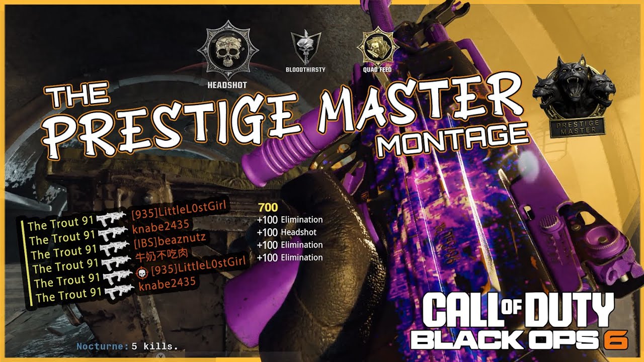 The Prestige Master - Black Ops 6 Montage