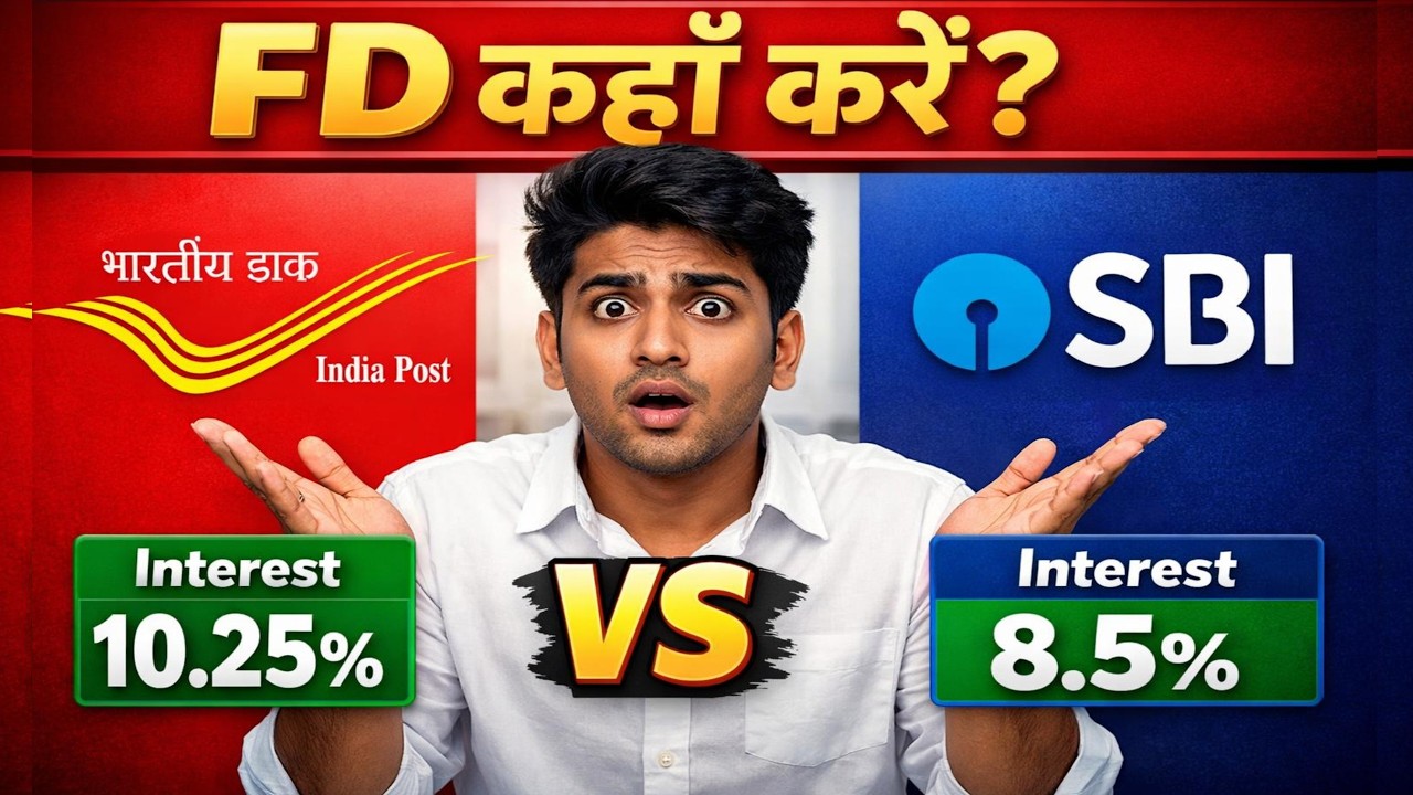 Post Office FD vs SBI FD | Where to Invest?