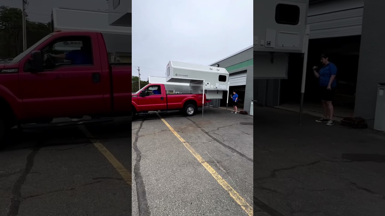 Truck Camper Hookup and Go #truckcamper #camping #camper